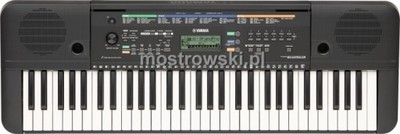 Yamaha PSR E253 keyboard do nauki zasilacz pulpit