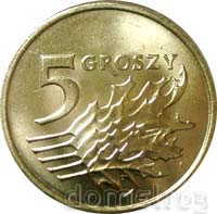 5 groszy 2001 - menniczy