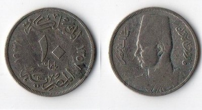 EGIPT 1938 10 MILLIEMES