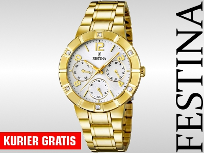 SKLEP złoty zegarek damski FESTINA F16708/1 F16708