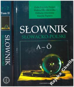 Słownik słowacko-polski 2 tomy Universitas NOWE TW