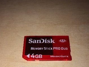 NOWY SANDISK  MEMORY STICK PRO DUO 4GB