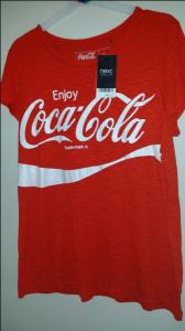 Nowy piekny T-shirt Coca-Cola NEXT r.42 HIT !