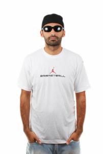 AIR JORDAN BASKETBALL TEE biały t-shirt klasyk L