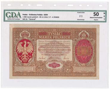 2660. 1.000 mkp 1916 Generał - GDA 50