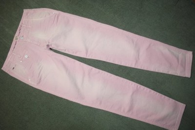 TOMMY HILFIGER__świetne różowe jeansy_logo__31/34_