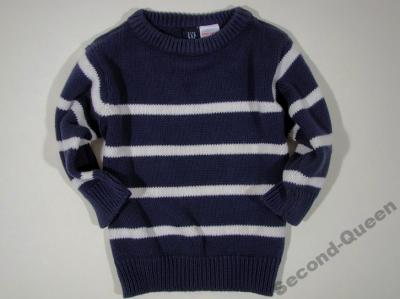 GAP sweter dla chlopca sweterek w paski - 80/86 -