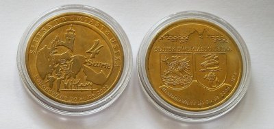 4 Słupie Słupsk - Ustka moneta zastępcza 2008 r.