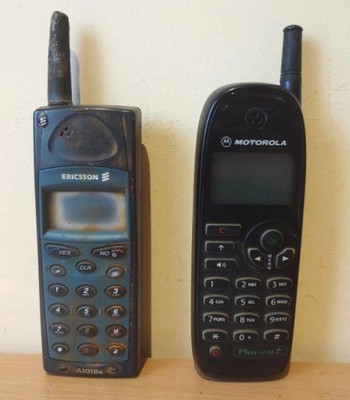 Stare telefony komórkowe Ericsson Motorola unikat - 6736383637 - oficjalne  archiwum Allegro