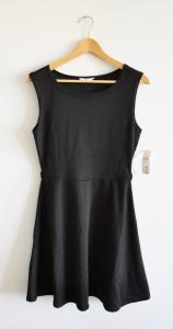 Pepco czarna sukienka rozkloszowana pikowana 36 38 - 5716694754 - oficjalne  archiwum Allegro