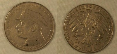 10 złotych 1967 Gen. Karol Świerczewski