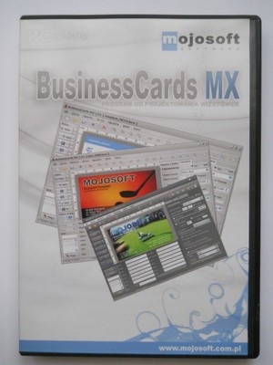 Program wizytówki - BusinessCards MX mojosoft