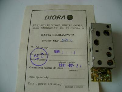 Głowica UKF 584-1 UNITRA - DIORA