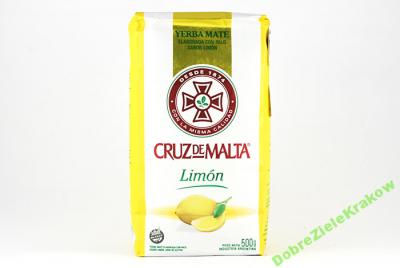 Cruz de Malta limon cytrynowa 500g yerba mate /Krk