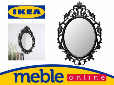 LUSTRO OWALNE IKEA UNG DRILL - CZARNE/ 24 H - 5784292107 - oficjalne  archiwum Allegro
