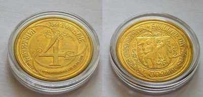 4 Kwartniki Bytomskie moneta zastępcza 2008 r.