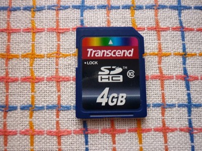 Karta pamięci SDHC Transcend 4 GB szybka