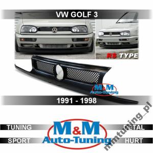 GRILL VW GOLF 3 WZÓR RS - RUDA ŚLĄSKA TUNING - 2545041072 - oficjalne  archiwum Allegro