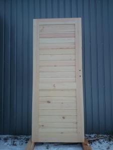 drzwi drewniane sosnowe do domku garażu - 5938519266 - oficjalne archiwum  Allegro