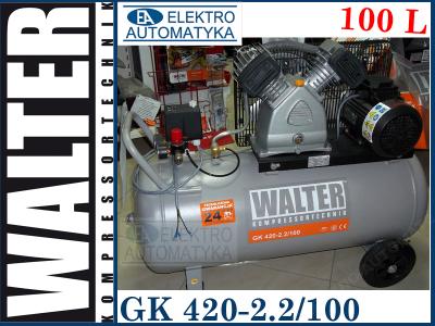 Walter GK 420-2.2/100 100l. Kompresor EA Bochnia - 6395829478 - oficjalne  archiwum Allegro
