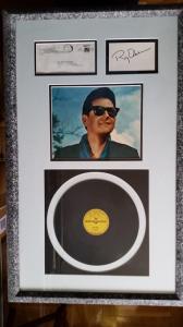 Roy Orbison - autograf + płyta + zdjęcie w oprawie