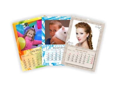 Kalendarz z zdjeciami Fotokalendarz A3 wys. gratis