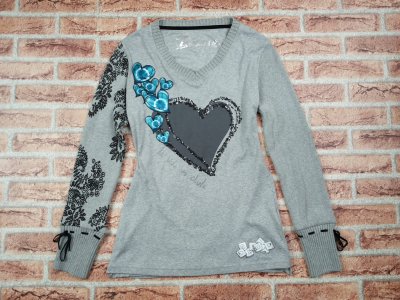Sweter tunika damska DESIGUAL r. L/XL