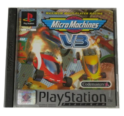 MICRO MACHINES V3 PS1 PlayStation 1 PSX BDB STAN!
