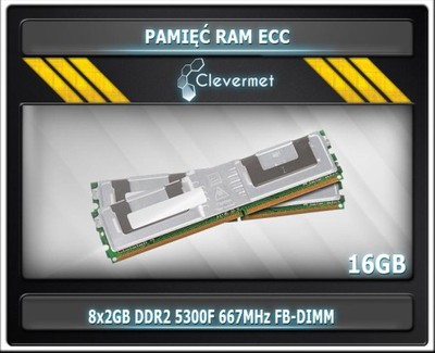 RAM 16GB (8x2GB) DDR2 667MHZ 5300F FB ECC SERWER