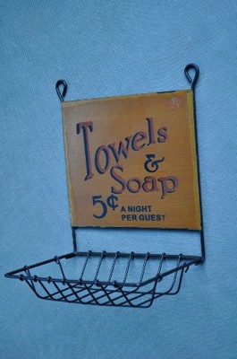 mydelniczka wieszak na mydło towels & soap