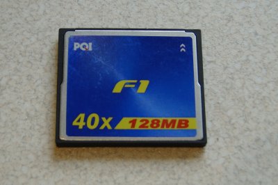 KARTA COMPACT FLASH 128MB x 40  PQI / F1