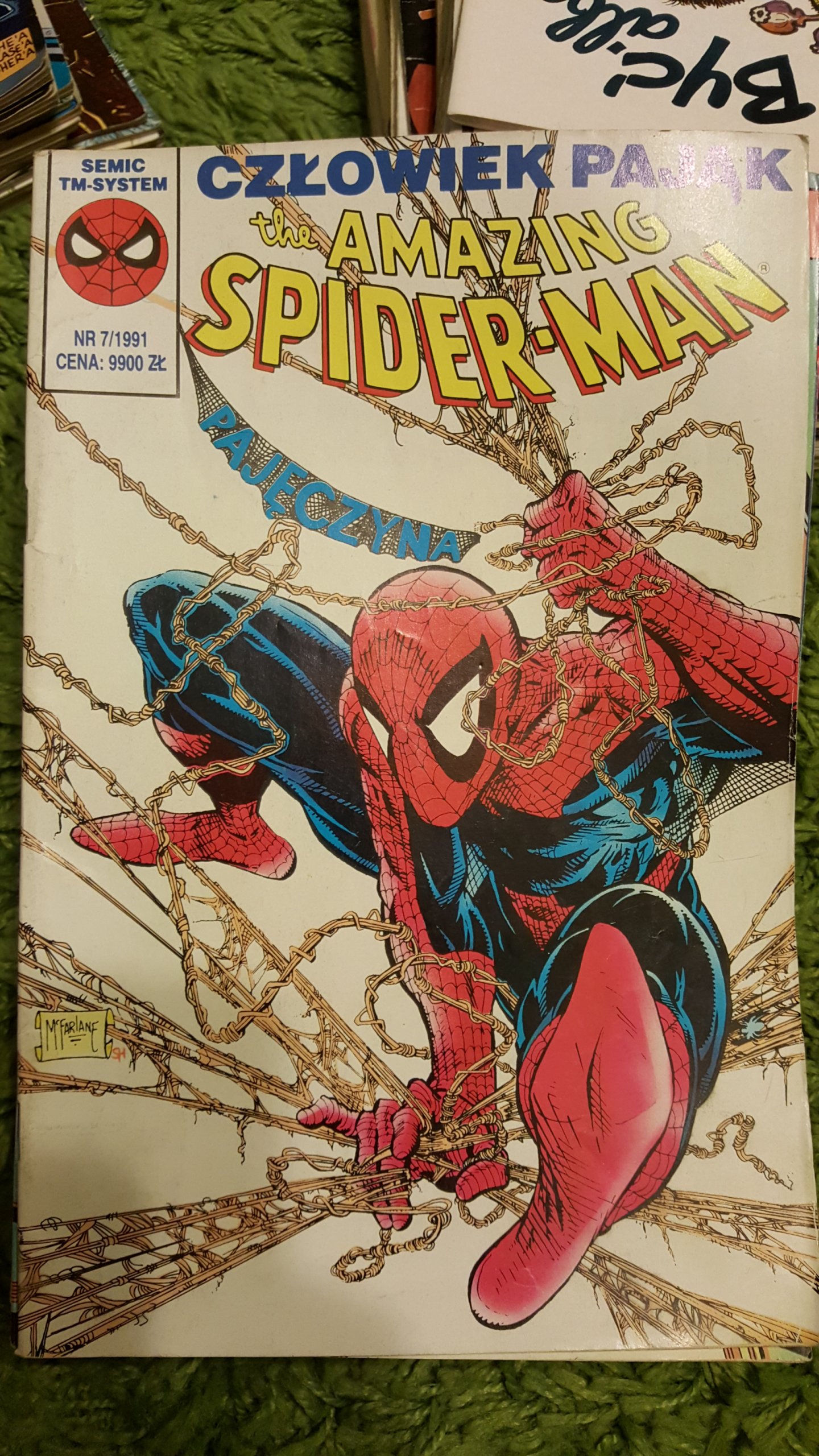komiks The Amazing SpiderMan Spider Man 7/1991 - 7048247262 - oficjalne  archiwum Allegro