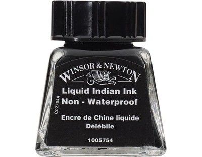 Tusz rysunkowy Winsor&amp;Newton Liquid Indian Ink