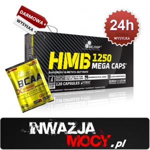 OLIMP HMB 1250 60 MEGA Caps MOCNIEJSZE + PRÓBKA