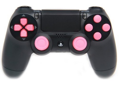 Pad PS4 Black/Pink Rapid Fire 35 modów +