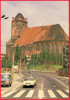Szczecin Katedra św Jakuba 1987 rok