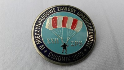 Odznaka : IV Międzynarodowe Zawody Spadochronowe