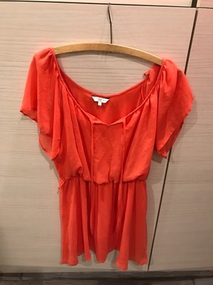 Sukienka pomarańczowa New look L lato zadbana
