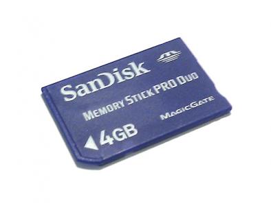 KARTA PAMIĘCI MEMORY STICK PRO Duo 4GB SANDISK