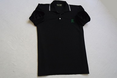 TIMBERLAND koszulka polo czarna logowana______L/XL