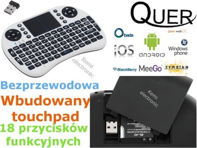 Klawiatura bluetooth 3 QUER do Smart TV PC Android