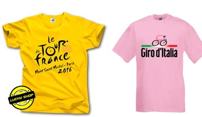 KOSZULKI TOUR DE FRANCE GIRO D ITALIA KOLARSTWO L - 6163008803 - oficjalne  archiwum Allegro