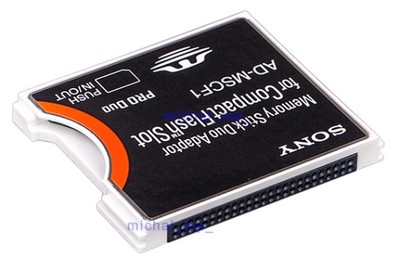 SONY AD-MSCF1 ADAPTER CF CompactFlash na karty MS