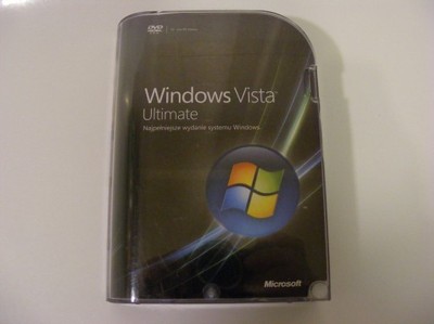 Windows Vista Ultimate 32/64 bit PL BOX