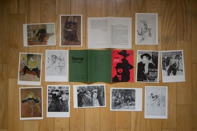Toulouse-Lautrec, 1966, 12 pocztówek w obwolucie