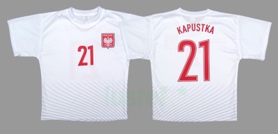 KOSZULKA PIŁKARSKA - POLSKA - KAPUSTKA  - 122