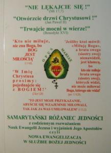 ks.Michałek, Samarytański Różaniec Jedności