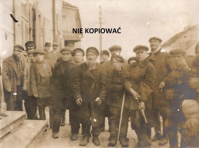 SUWAŁKI - TYPY SUWALSKIE: POLACY ŻYDZI - FOTO 1915