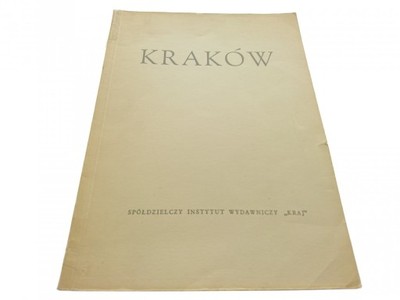 KRAKÓW - Praca Zbiorowa 1951 - 6917488267 - oficjalne archiwum Allegro