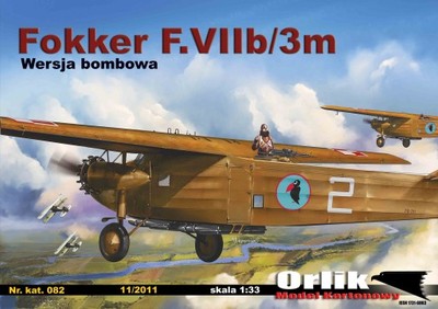 Fokker FVIIb/3m samolot bombowy